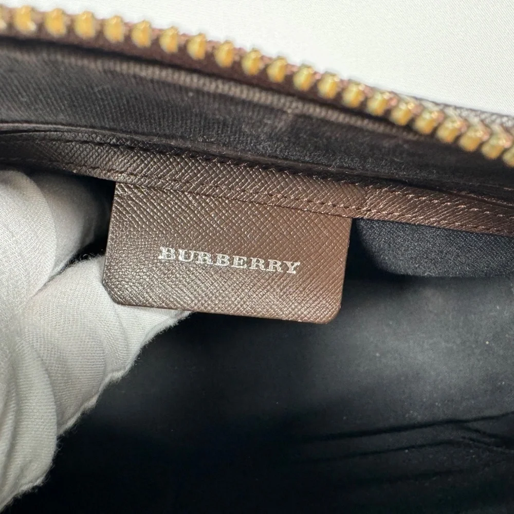 Burberry Vintage Nova Check Satchel